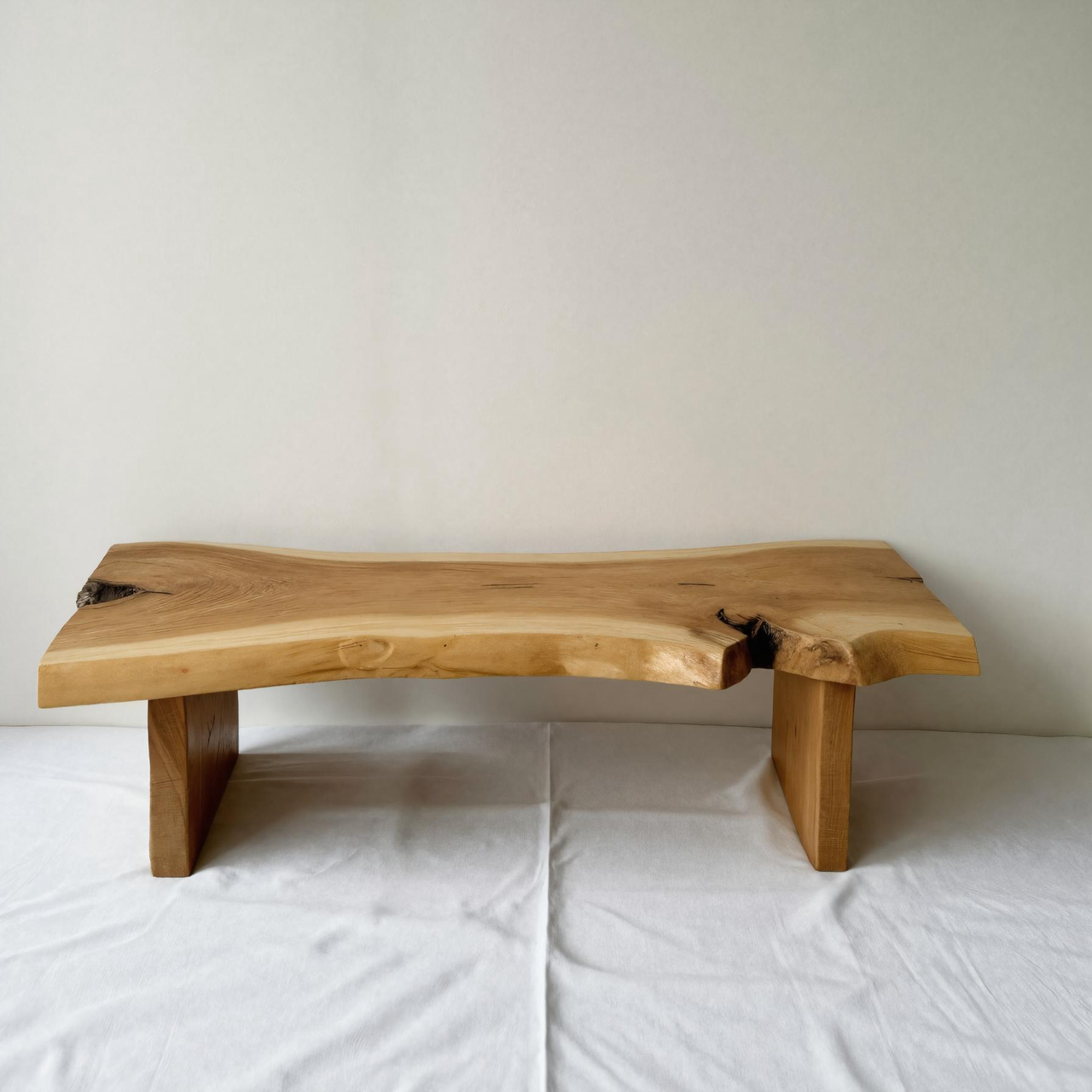 Minimalist Live Edge Bench For Entryway Kitchnce
