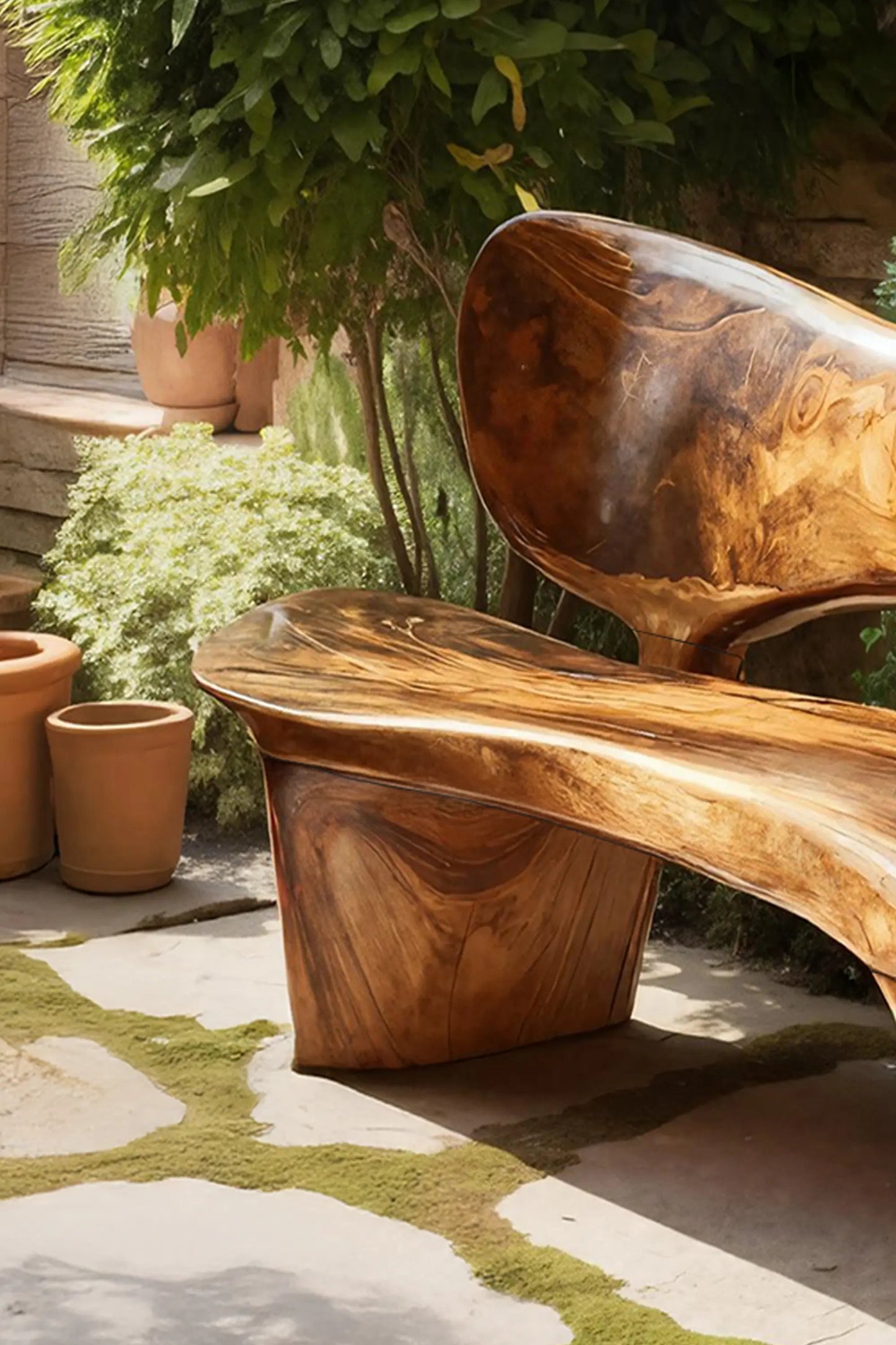 Handcrafted Outdoor Wooden Bench For Serene Garden Corners Kitchnce