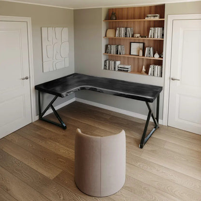 Modern L Shaped Corner Desk For Home Office Setup Kitchnce