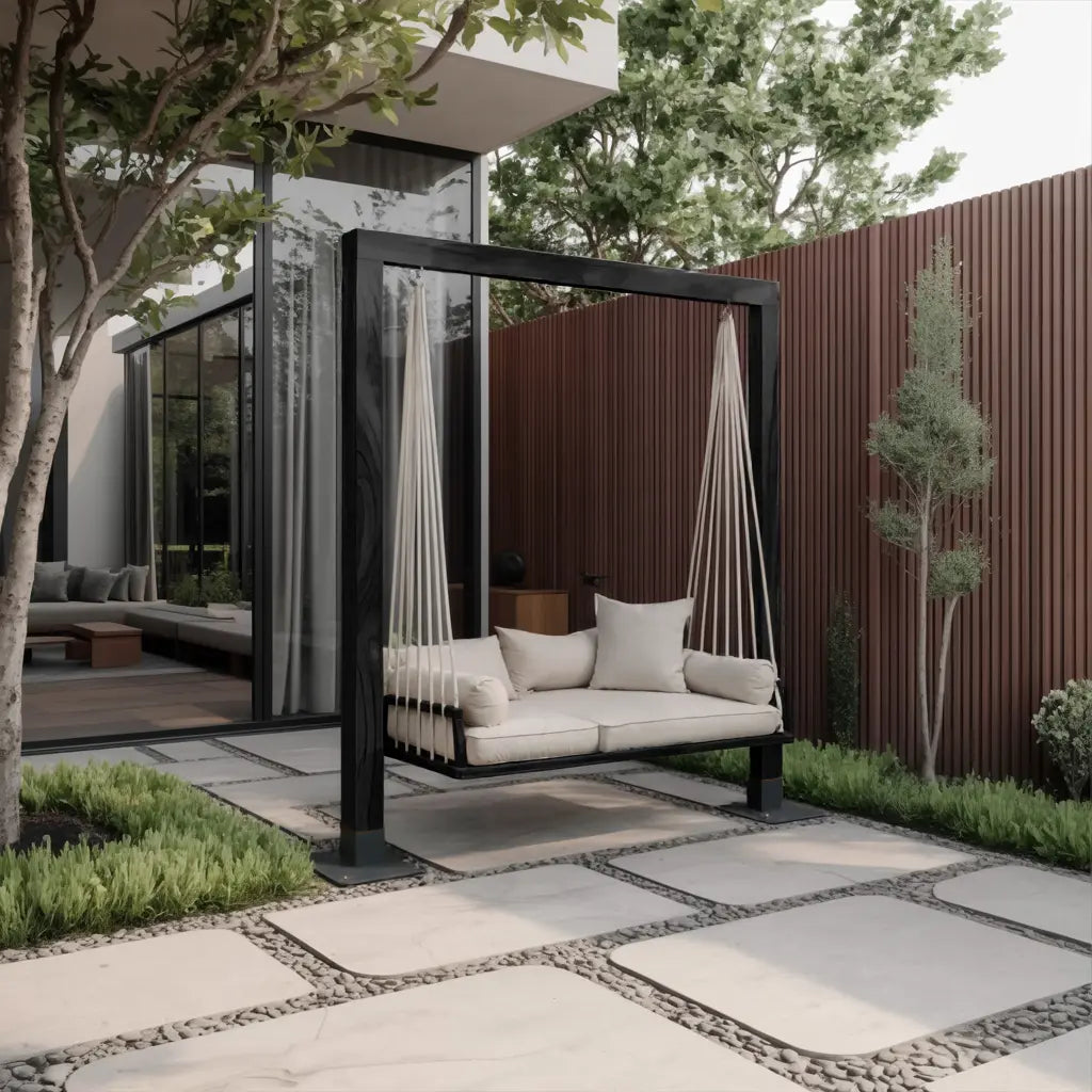Modern Outdoor Daybed Swing For Poolside Or Garden Kitchnce