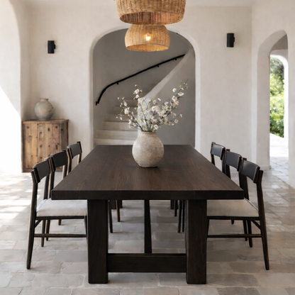 Solid Wood Dining Table Timeless Modern Design