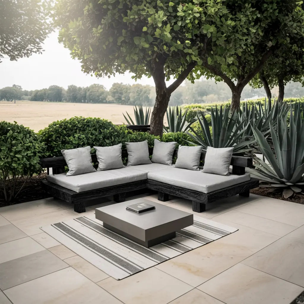 Minimalist Outdoor Sofa Set For Patio Garden And Poolside Kitchnce