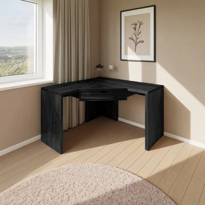 Modern Minimalist Corner Desk For Home Office Setup Kitchnce