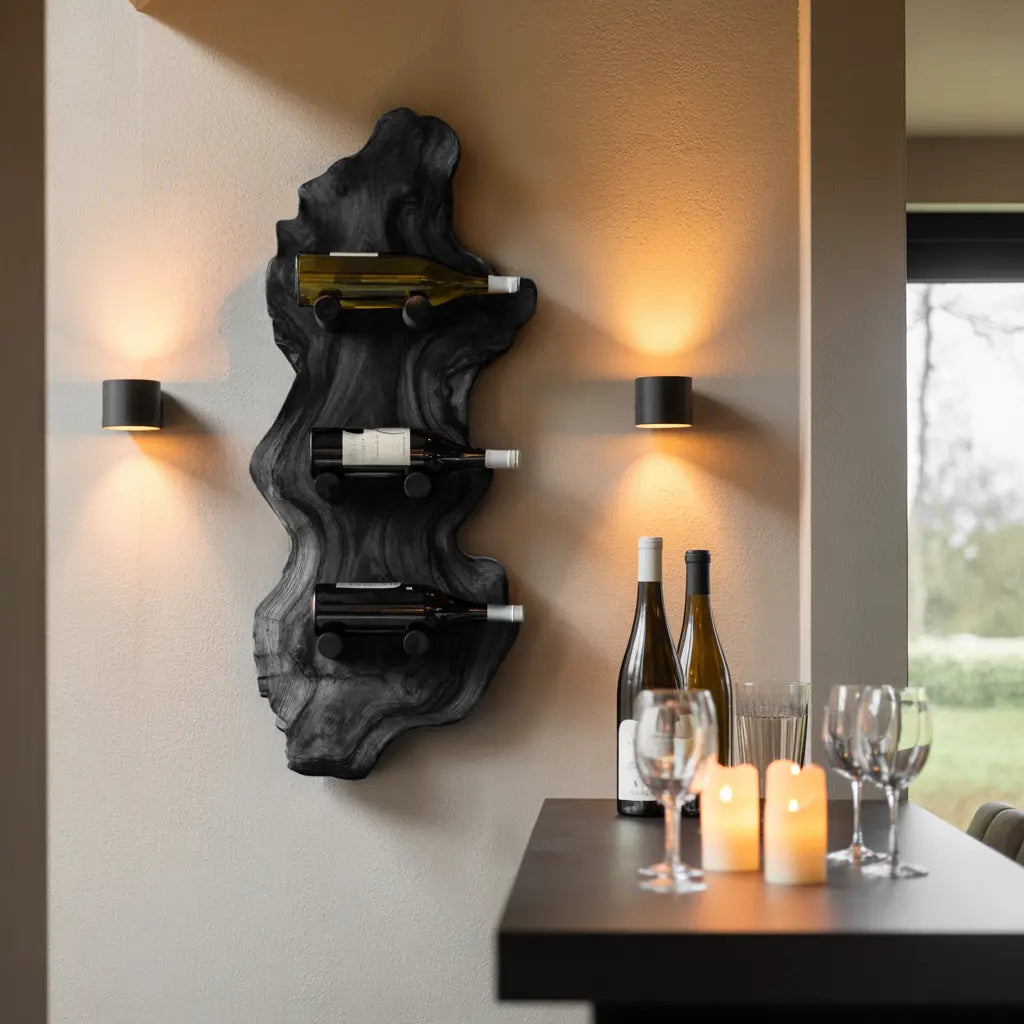 Farmhouse Wine Rack For Country Home Decor Kitchnce