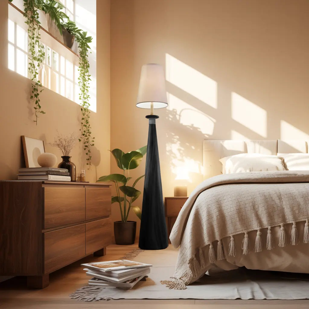 Modern Wood Table Lamps For Bedroom And Living Room Kitchnce