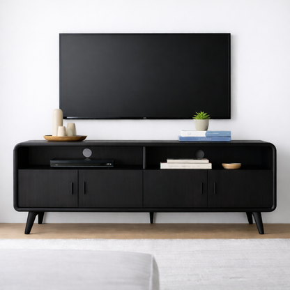 Modern Solid Wood TV Stand for Modern Living Rooms Kitchnce
