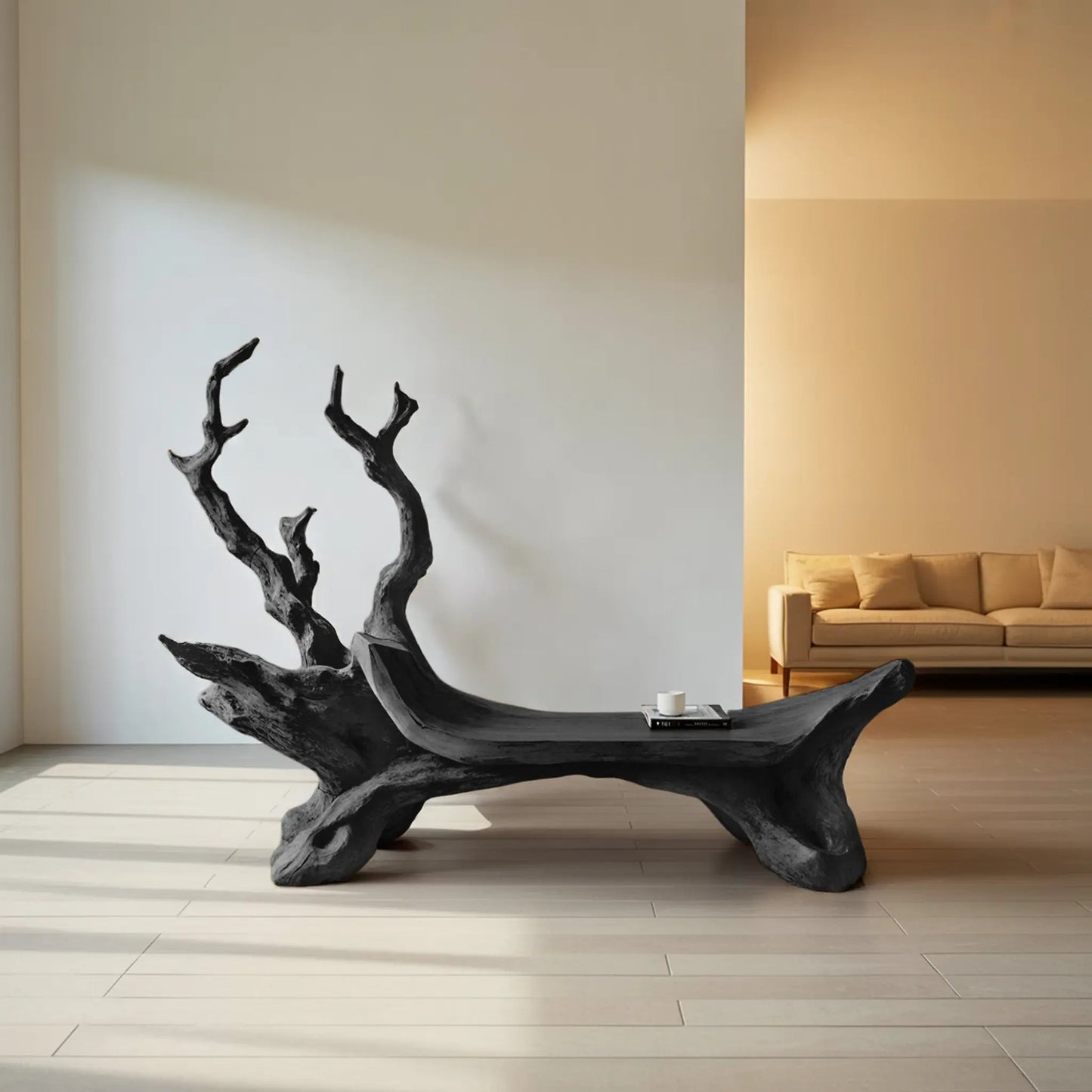 Mid Century Wooden Bench For Modern Living Room Decor Kitchnce
