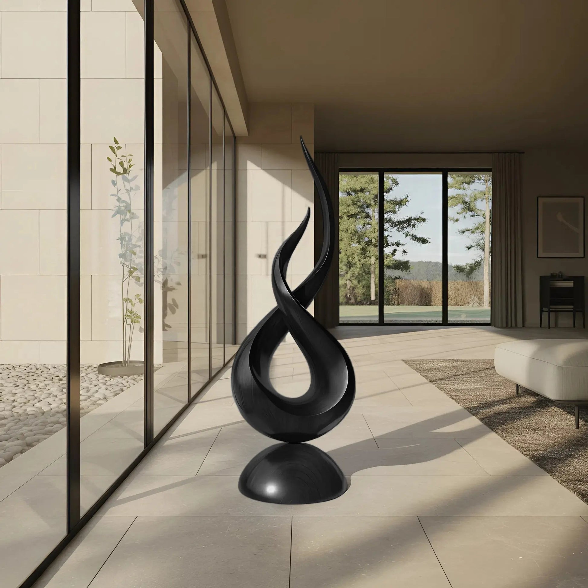 Farmhouse Abstract Sculpture For Garden Outdoor Accent Kitchnce