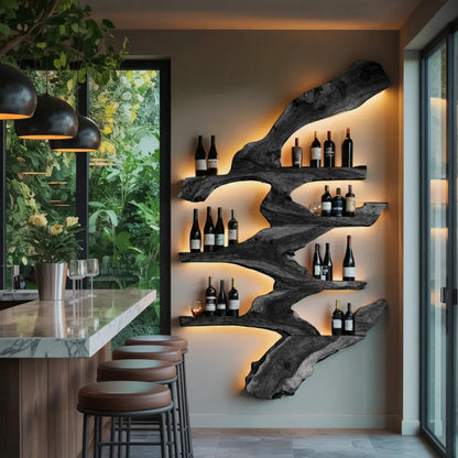 Handcrafted Wine Stand For Kitchen Wine Bottle Rack Kitchnce