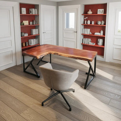 Modern L Shaped Corner Desk For Home Office Setup Kitchnce