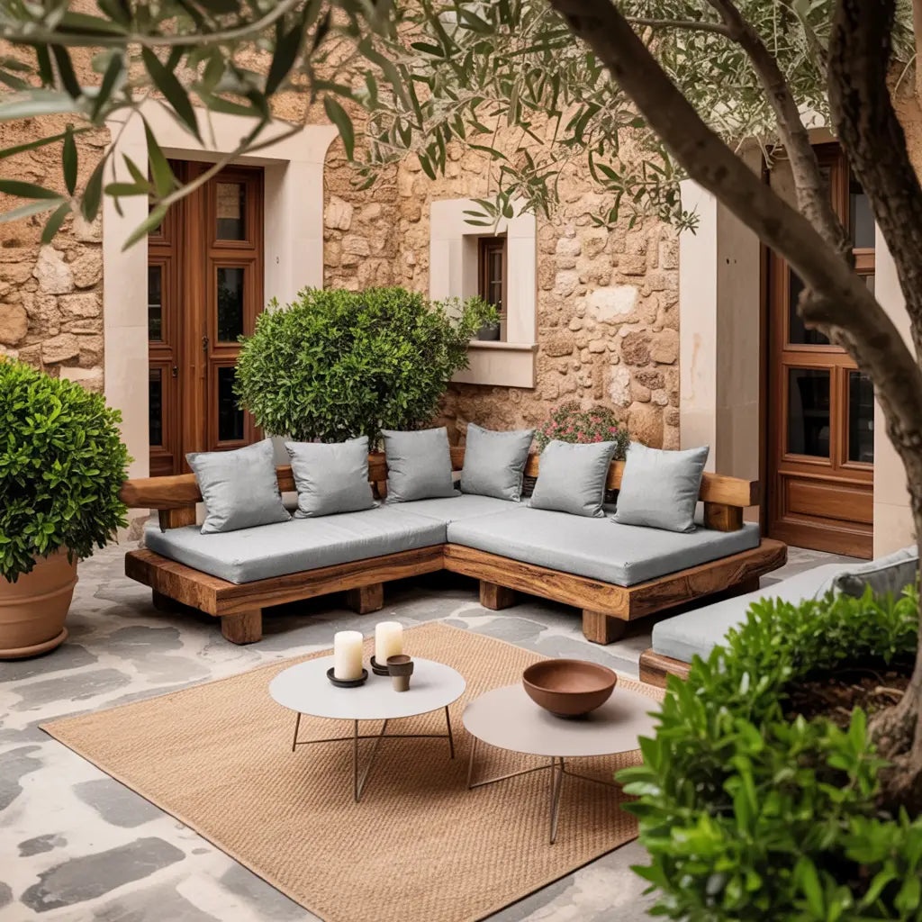 Minimalist Outdoor Sofa Set For Patio Garden And Poolside Kitchnce