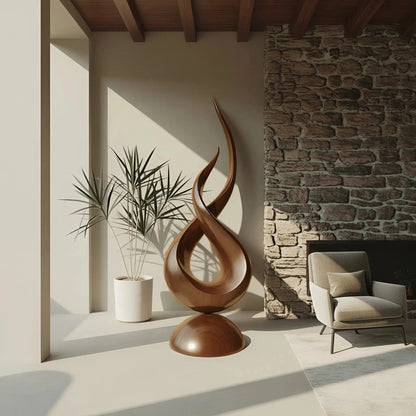Farmhouse Abstract Sculpture For Garden Outdoor Accent Kitchnce