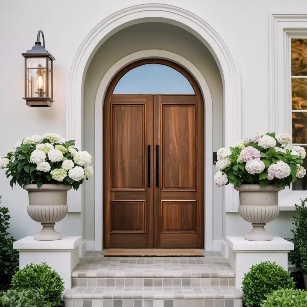 Modern Arched Entry Door For Minimalist Contemporary Home Kitchnce