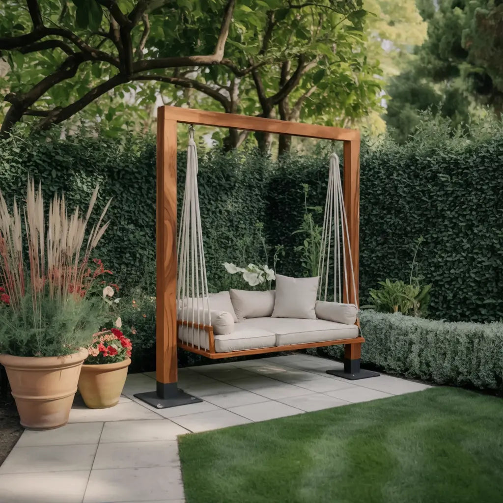 Modern Outdoor Daybed Swing For Poolside Or Garden Kitchnce