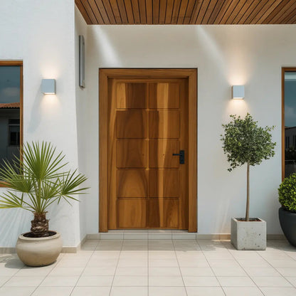Modern Panel Door Design For Living Room And Hallway Kitchnce