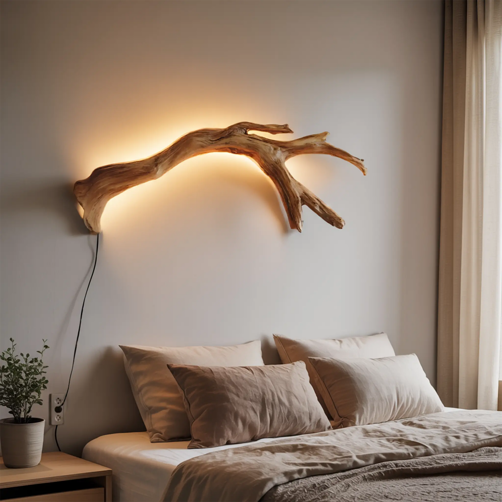 Modern Organic Branch LED Wall Lamp For Bedroom Kitchnce