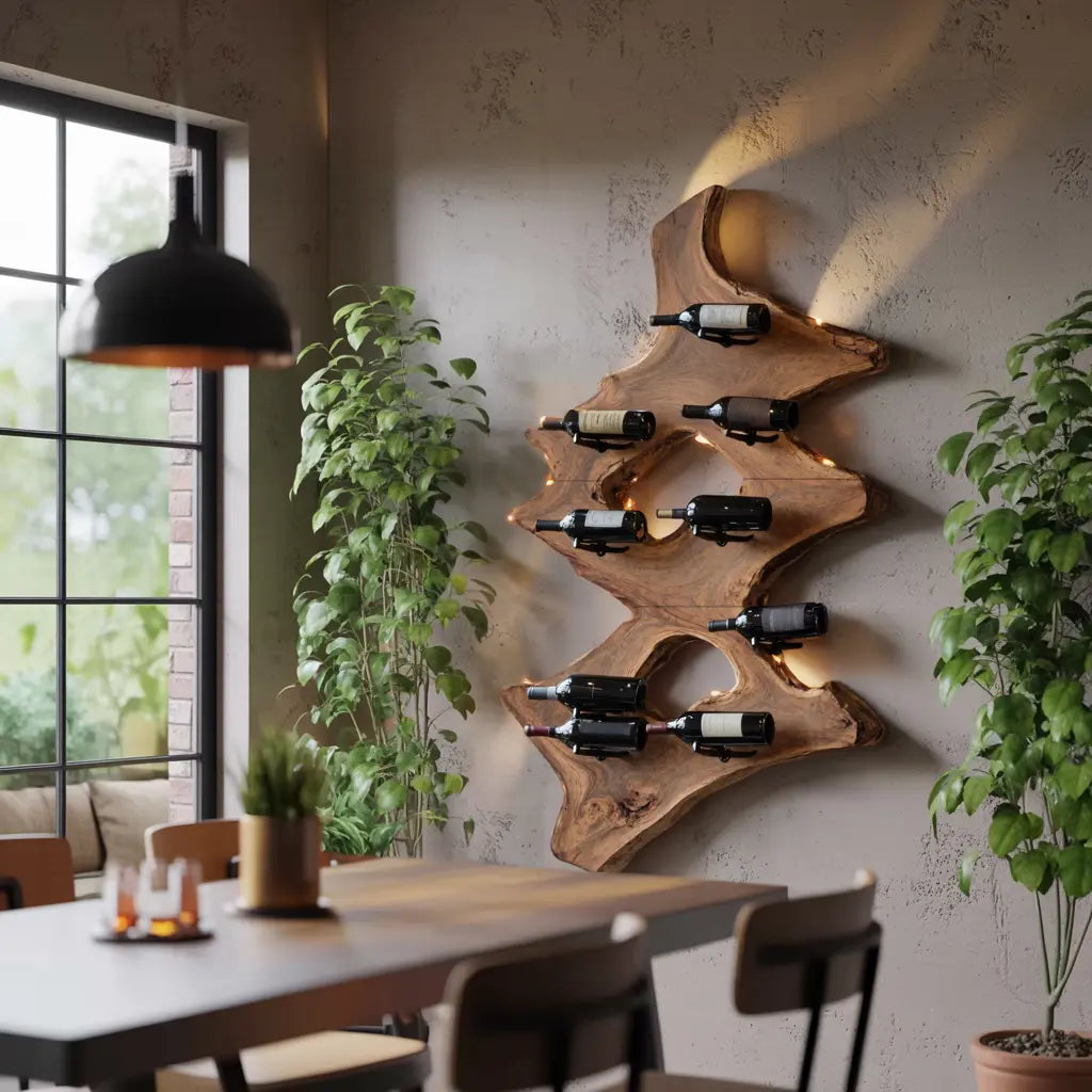 Mid Century Wine Stand For Kitchen Home Bar Display Kitchnce
