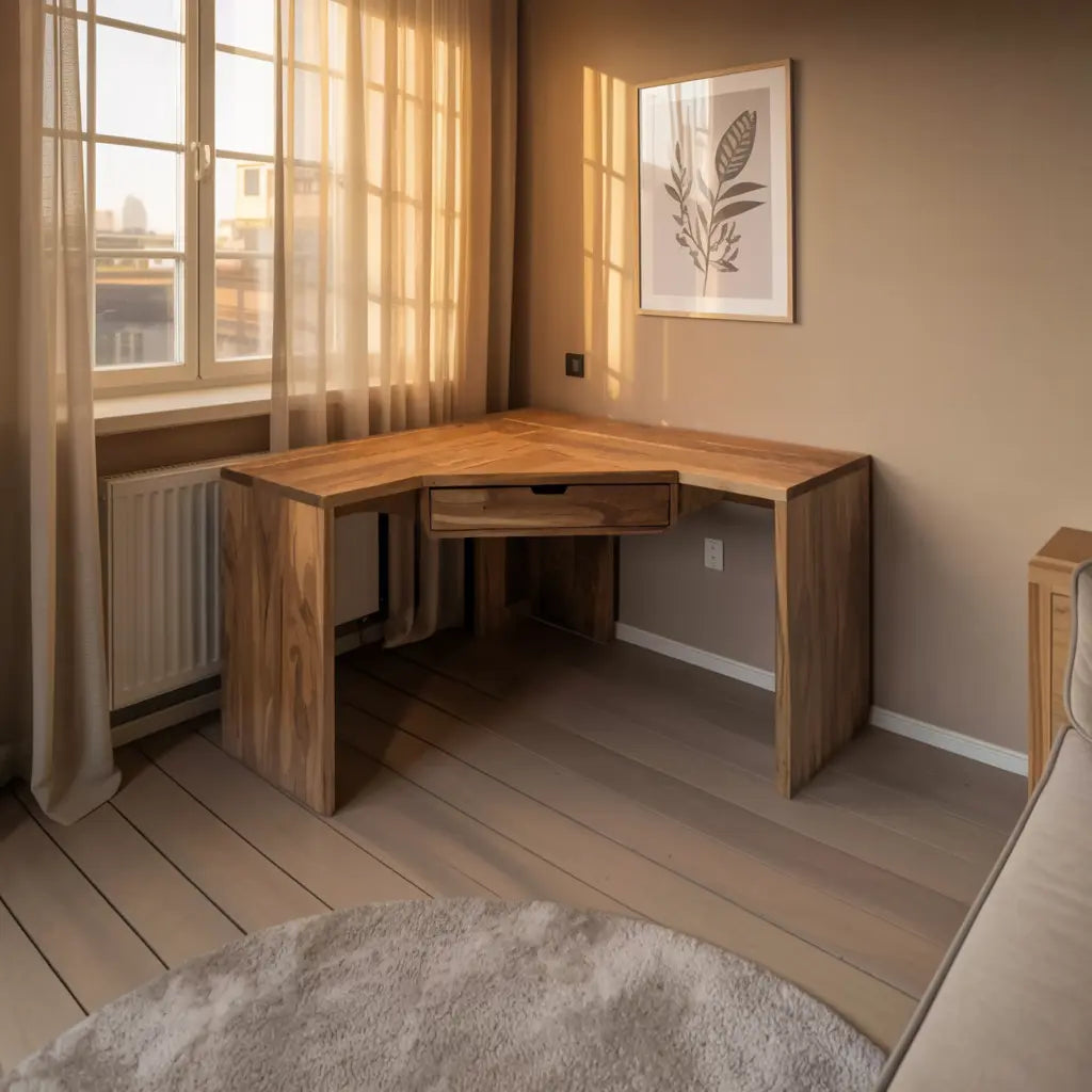 Modern Minimalist Corner Desk For Home Office Setup Kitchnce