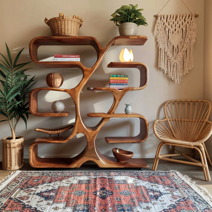 Artistic Bookshelf Display For Living Room Or Home Office Kitchnce