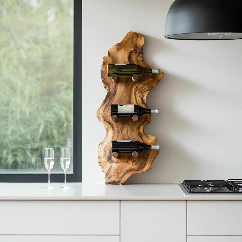 Farmhouse Wine Rack For Country Home Decor Kitchnce