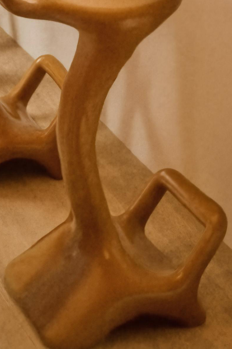 Sculptural Organic Bar Stool For Kitchen Or Interiors Kitchnce