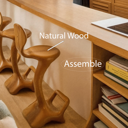 Sculptural Organic Bar Stool For Kitchen Or Interiors Kitchnce