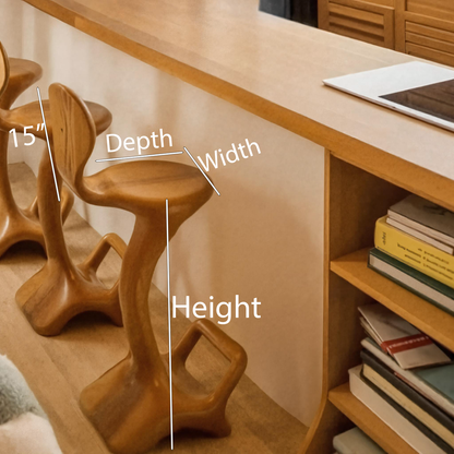 Sculptural Organic Bar Stool For Kitchen Or Interiors Kitchnce