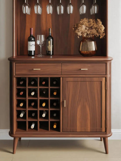 Mid Century Arched Wine Cabinet For Kitchen Kitchnce