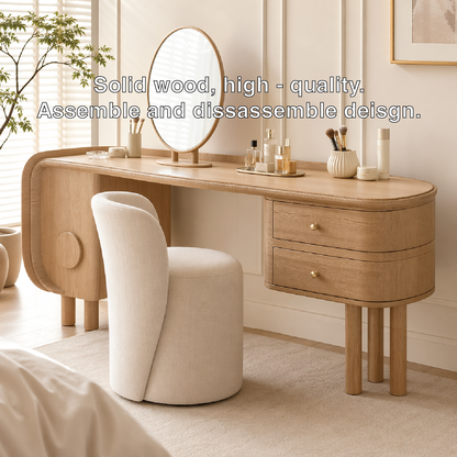 Modern Makeup Vanity Desk With Drawers Dressing Table Bedroom Beauty Furniture Set