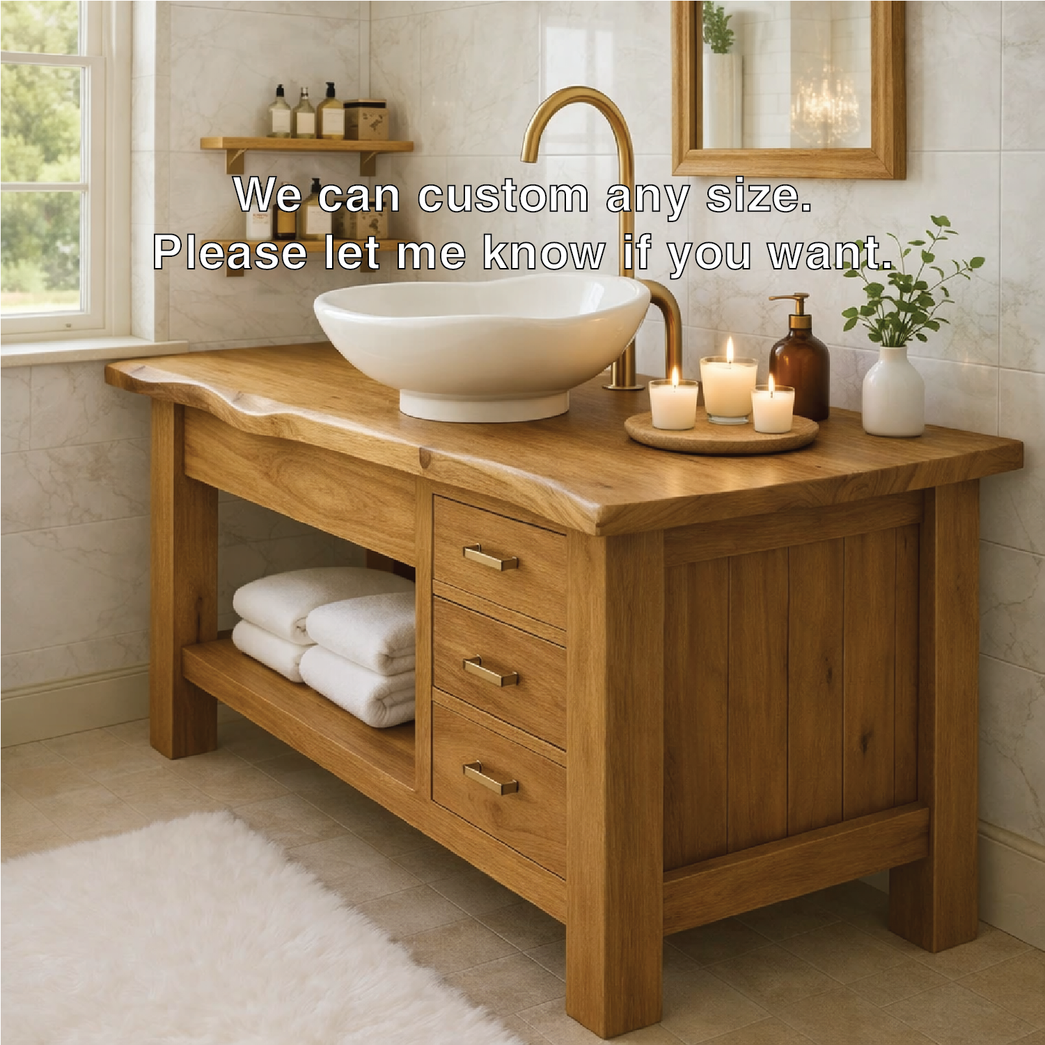 Rustic Wood Bathroom Vanity Cabinet With Drawers Open Shelf Bathroom Vanity Base Kitchnce