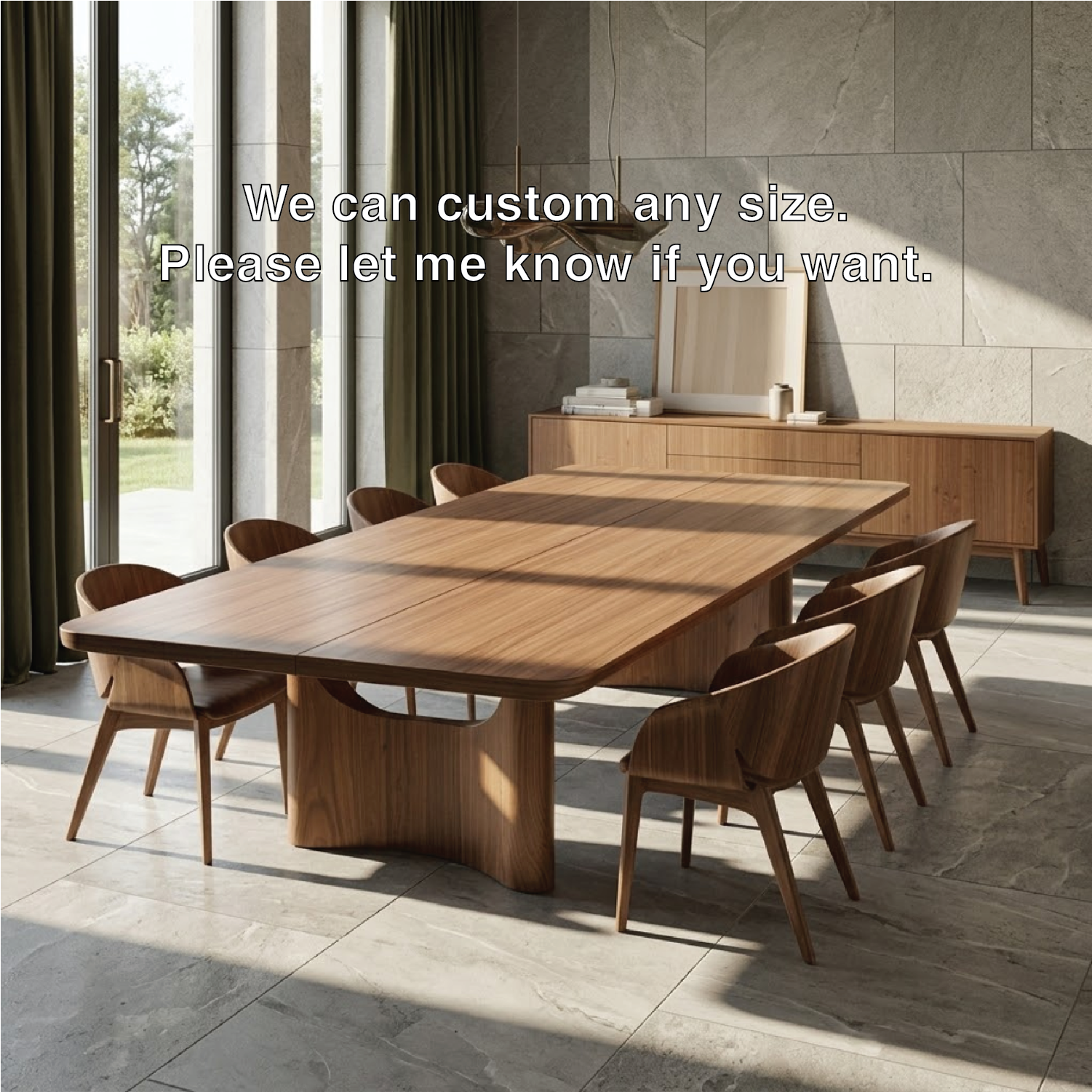 Modern Large Dining Table Rectangular Dining Room Table Contemporary Kitchen Furniture