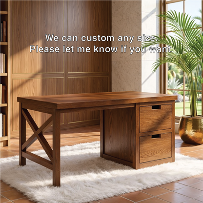 Modern Work Desk with Storage Drawer Minimal Home Office Writing Table Solid Design