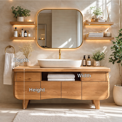 Modern Wood Bathroom Vanity Cabinet With Drawers Storage Bathroom Vanity Base Kitchnce