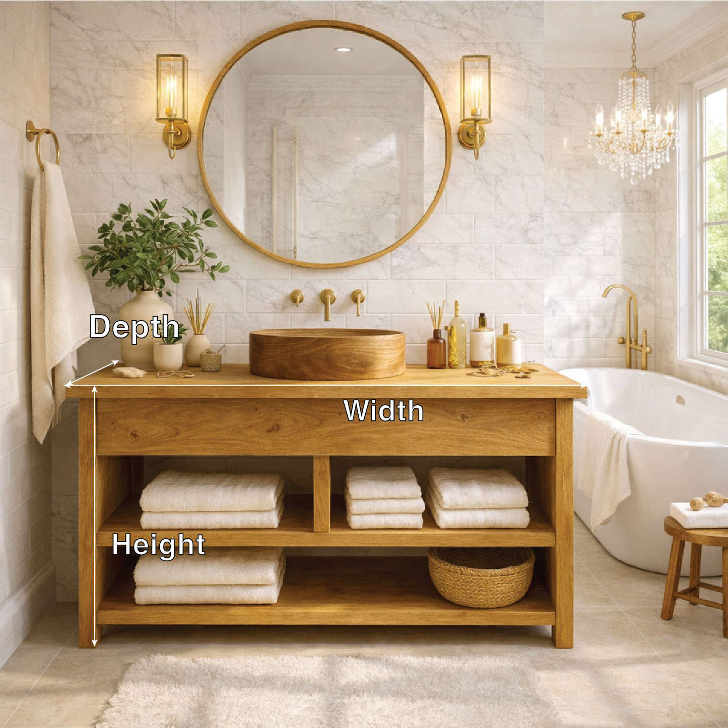 Farmhouse Wood Bathroom Vanity Cabinet With Drawers And Storage Bathroom Vanity Base Kitchnce