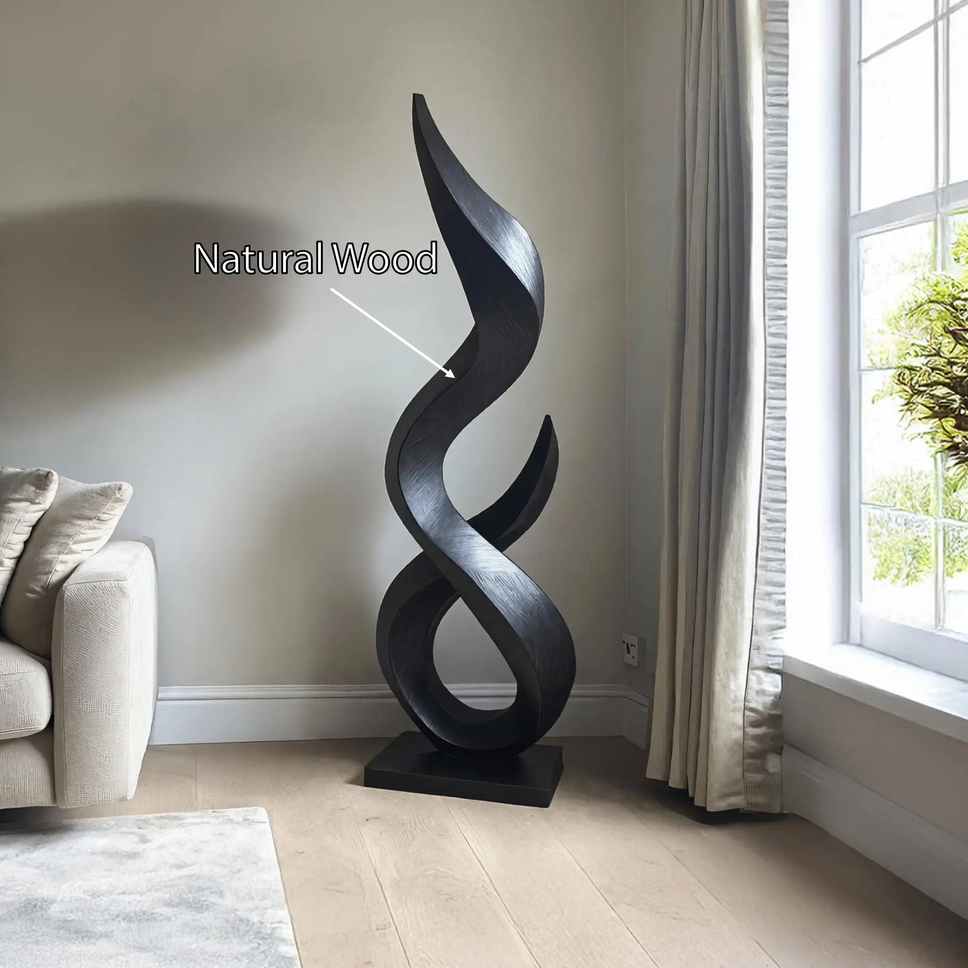 Handcrafted 3D Wood Art For Outdoor Nature-Inspired Decor Kitchnce