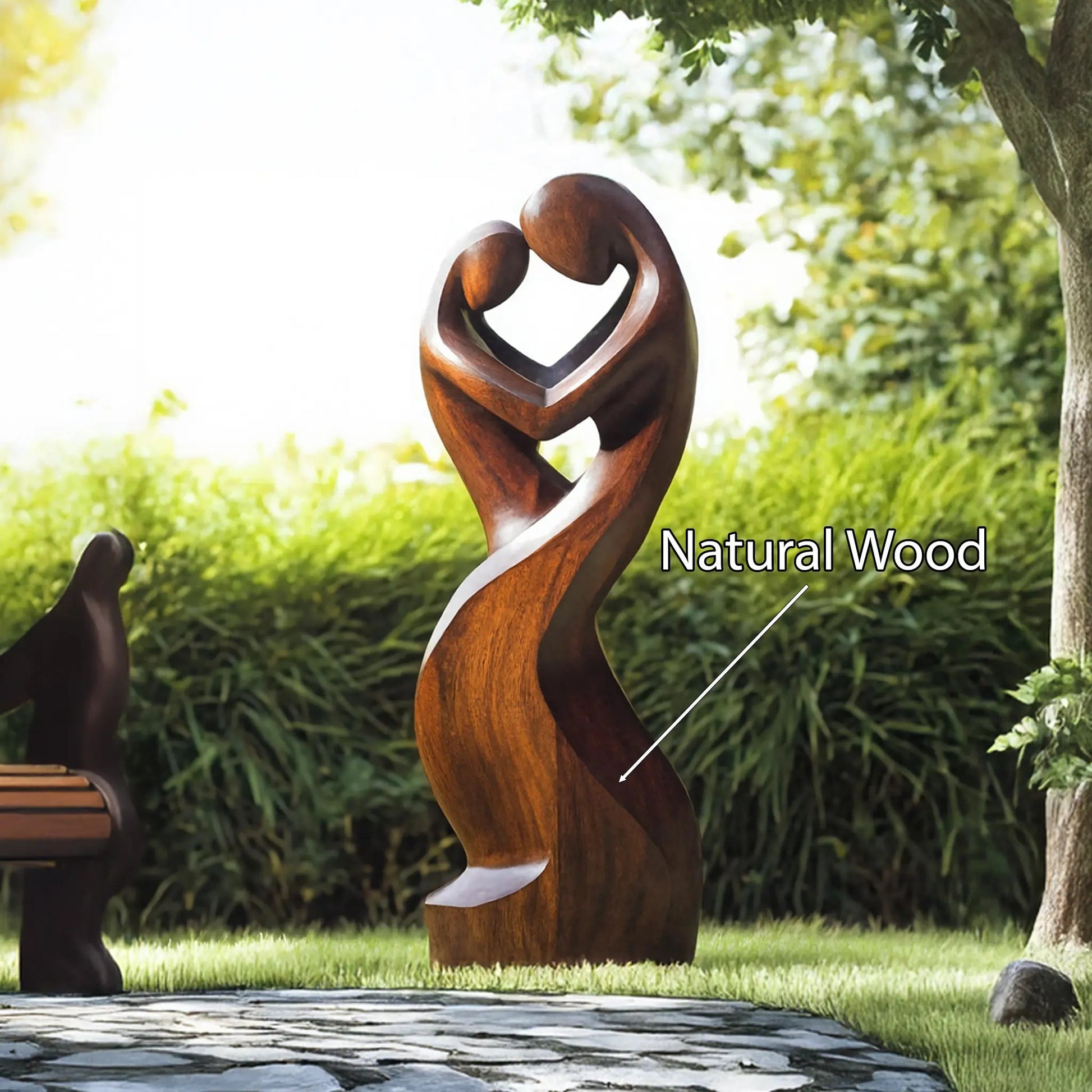 Handcrafted Abstract Sculpture For Furniture Wall Decor Kitchnce