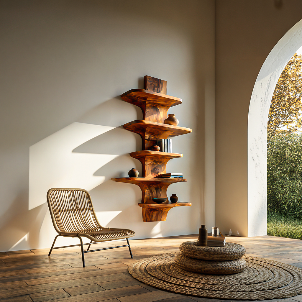 Modern Wooden Floating Bookshelf For Minimalist Home Decor Kitchnce