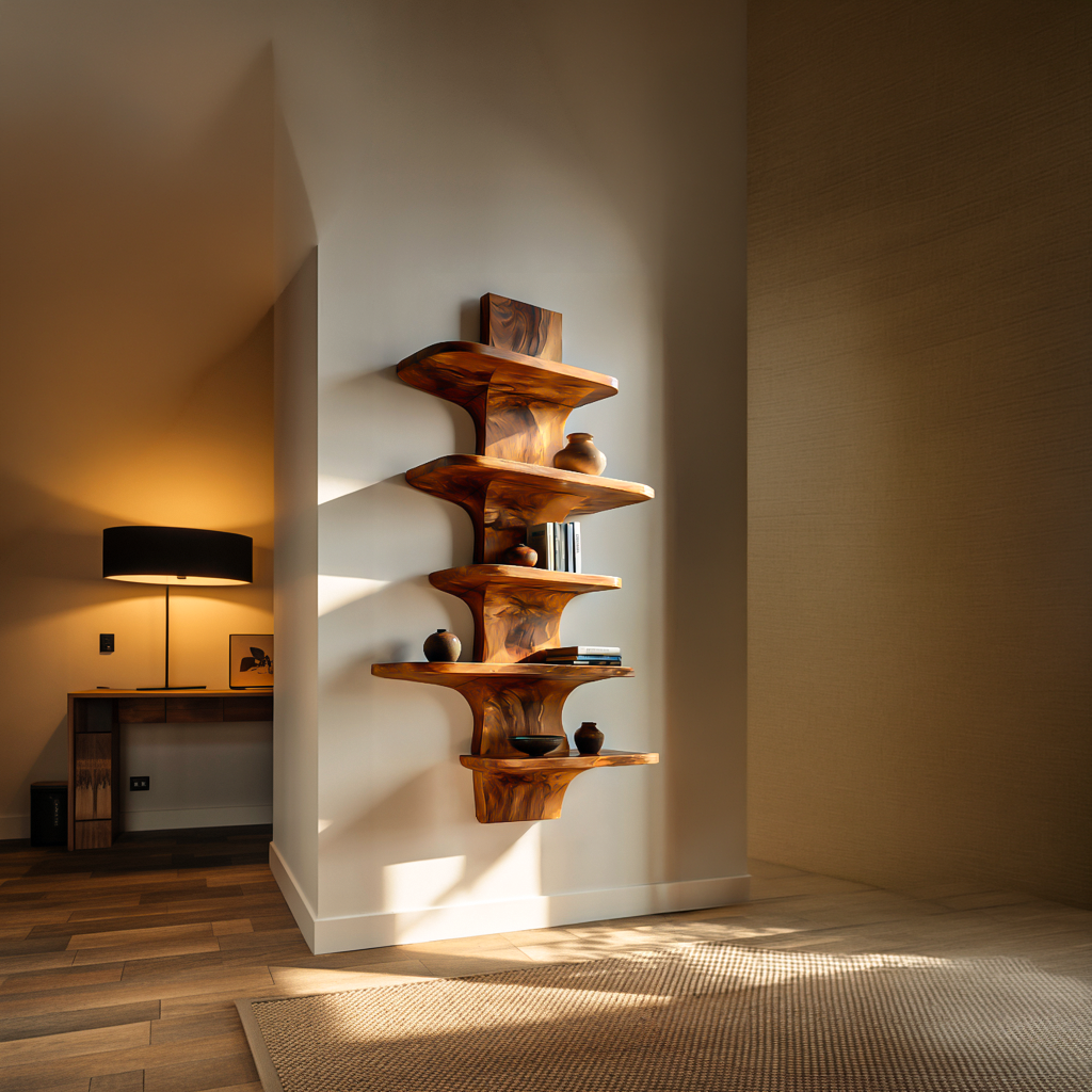 Modern Wooden Floating Bookshelf For Minimalist Home Decor Kitchnce