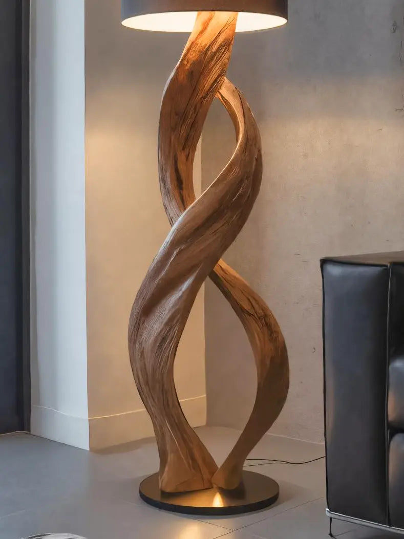 Artistic Twisted Floor Lamp For Living Room Kitchnce