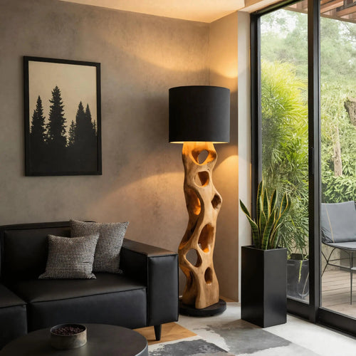 Modern Sculptural Floor Lamp For Living Room Kitchnce