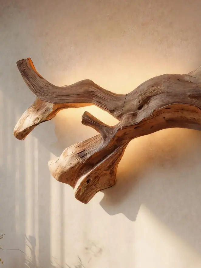 Rustic Natural Wall Lamp For Hallway Kitchnce