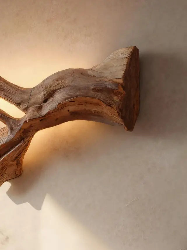 Rustic Natural Wall Lamp For Hallway Kitchnce