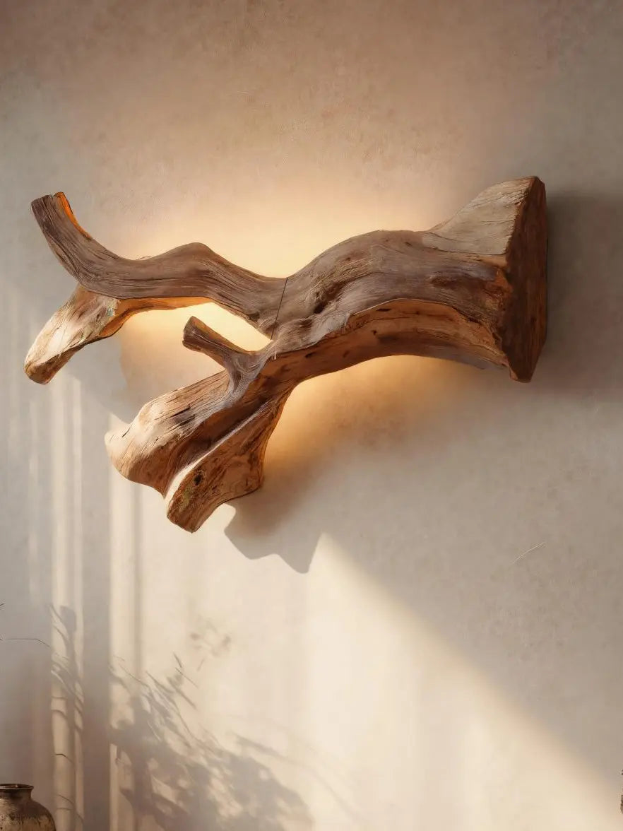 Rustic Natural Wall Lamp For Hallway Kitchnce