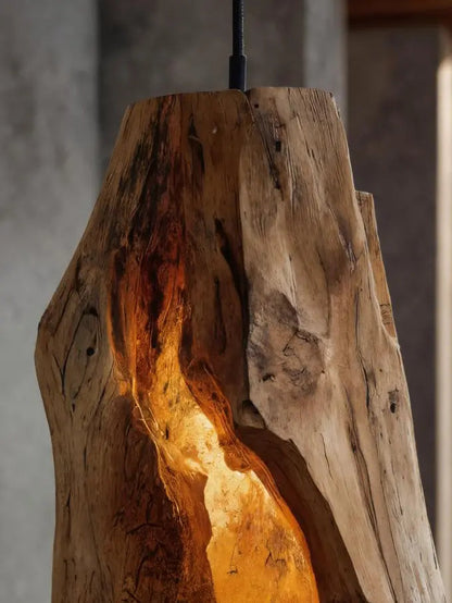 Rustic Organic Pendant Light For Dining Room Kitchnce