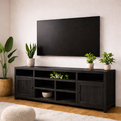 Modern Solid Wood TV Stand Storage Media Console Entertainment Center Cabinet Kitchnce