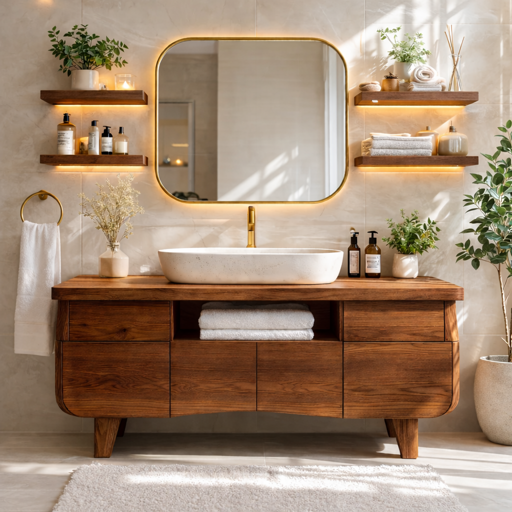 Modern Wood Bathroom Vanity Cabinet With Drawers Storage Bathroom Vanity Base Kitchnce