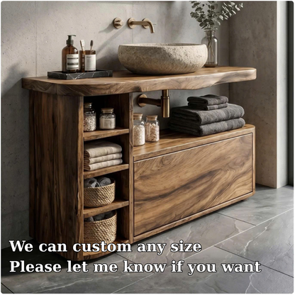 Elowen Solid Wood Bathroom Vanity