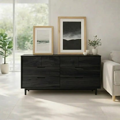 Modern Console Table with Multiple Drawers Storage Kitchnce