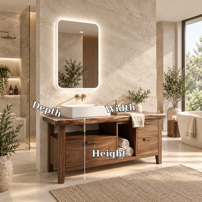 Auren Solid Wood Bathroom Vanity