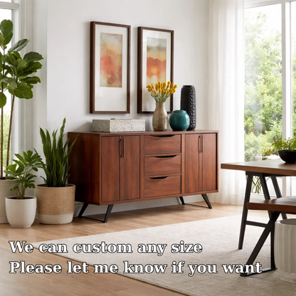 Modern Sideboard Buffet Cabinet with Drawers and Doors – Dining Room Storage